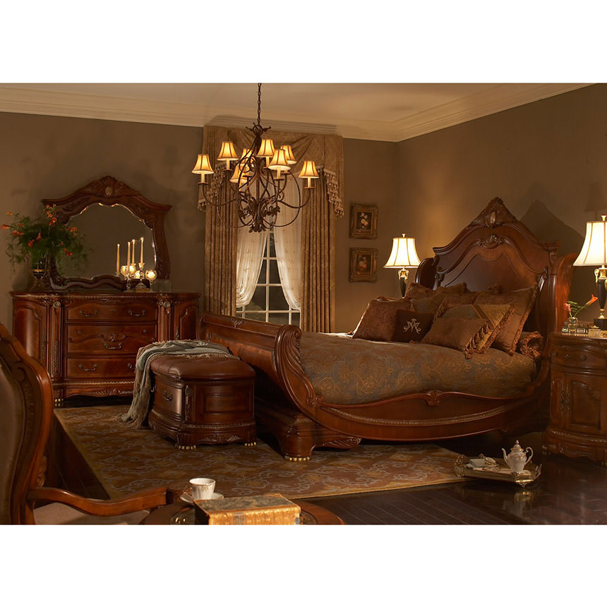 cortina king sleigh bed | el dorado furniture