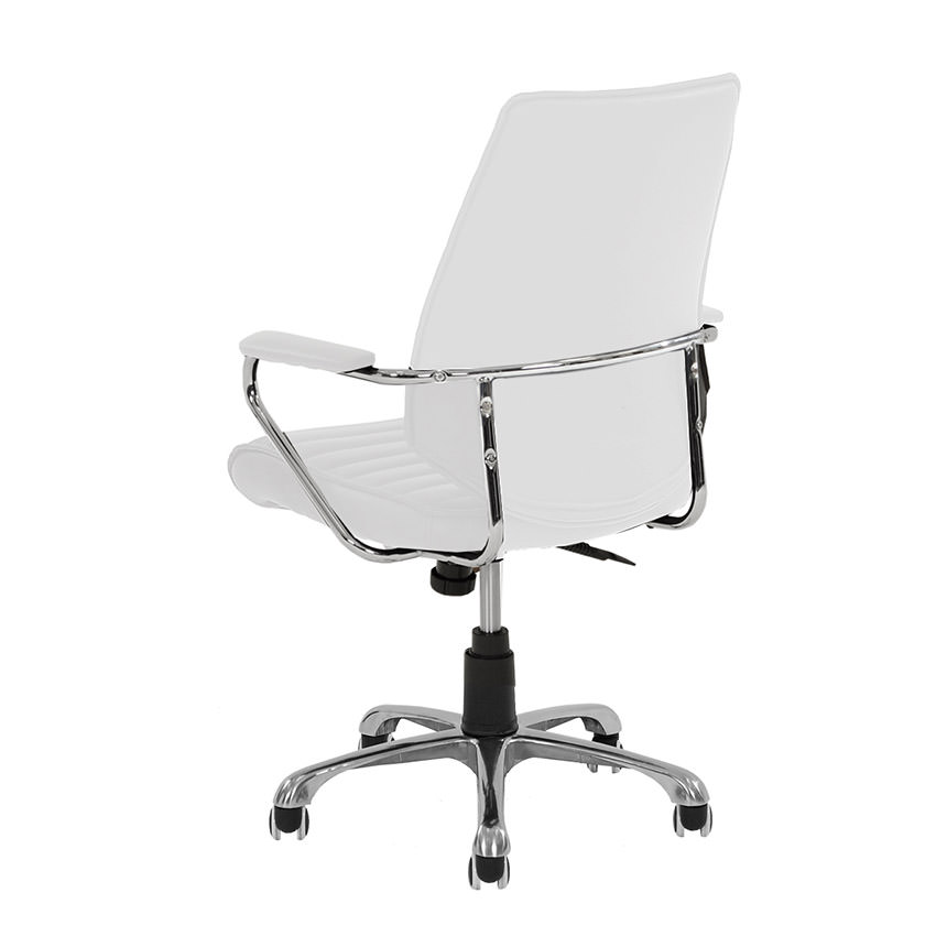 Enterprise White Desk Chair El Dorado Furniture Enterprise White Desk Chair Alternate Image 3 Of 5 Images