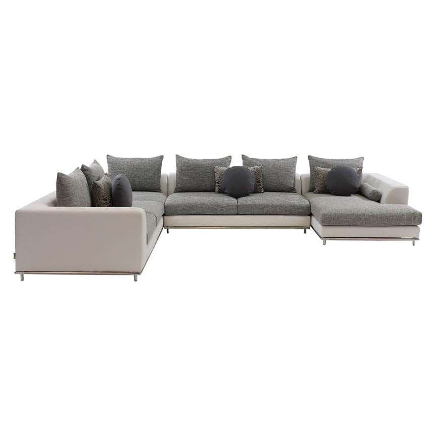 Hanna Sofa W Right Chaise El Dorado Furniture Hanna Sofa W Right Chaise Alternate Image 2 Of 5 Images