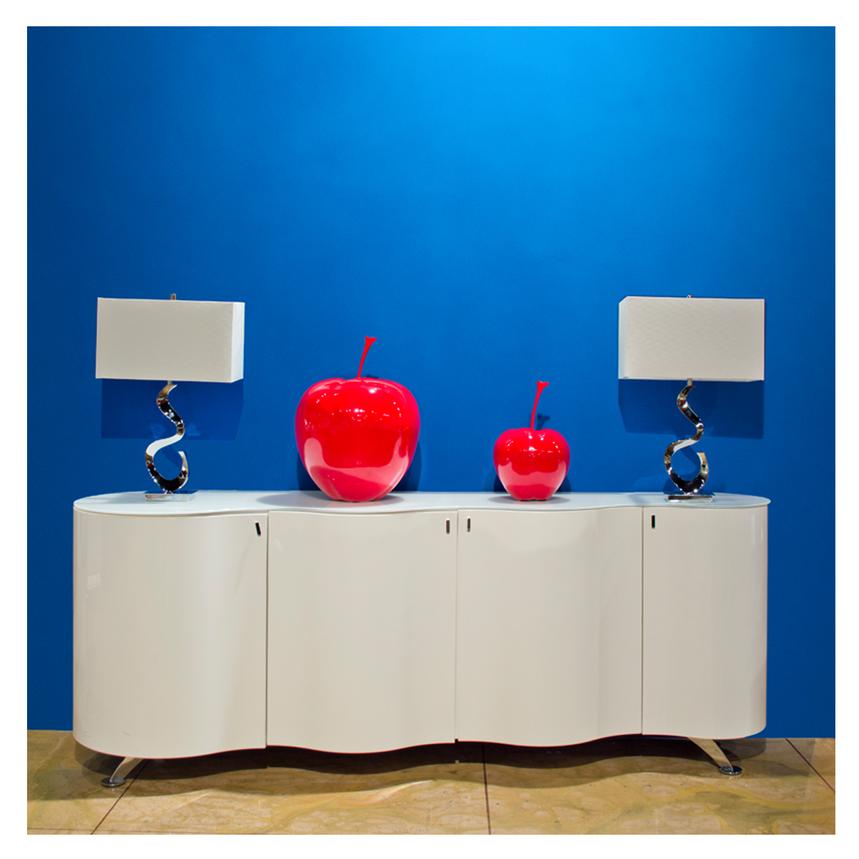 Small Red Le Table Decor El Dorado Furniture Small Red Le Table Decor Alternate Image 2 Of 3 Images