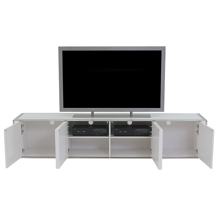 Cecilia White TV Stand El Dorado Furniture