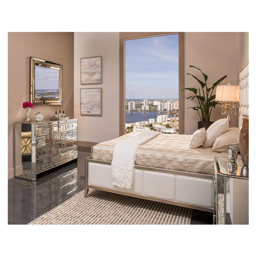 Chapman 9 Drawer Mirrored Dresser El Dorado Furniture Chapman 9 Drawer Mirrored Dresser Alternate Image 2 Of 8 Images