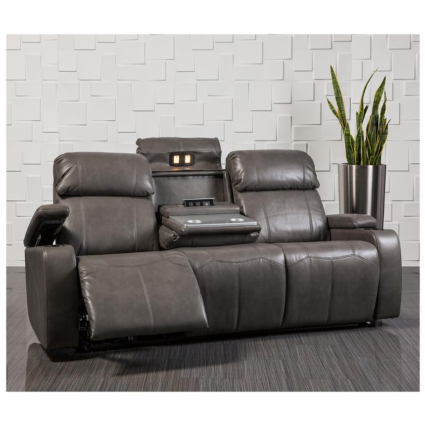 Magnetron Gray Motion Sofa El Dorado Furniture Magnetron Gray Motion Sofa Alternate Image 2 Of 10 Images