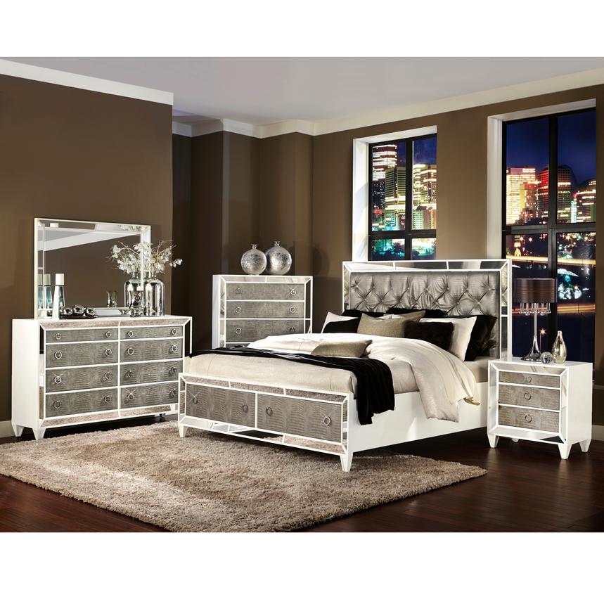 Monroe King Storage Bed El Dorado Furniture Monroe King Storage Bed Alternate Image 2 Of 9 Images