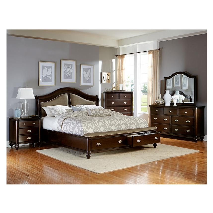 seraphina queen storage bed | el dorado furniture