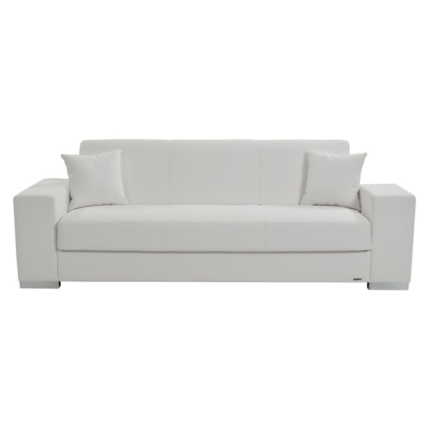 Kobe White Futon Sofa El Dorado Furniture