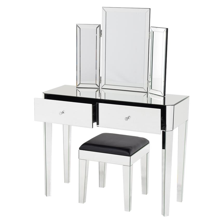 Clea Vanity Desk w/Bench El Dorado Furniture