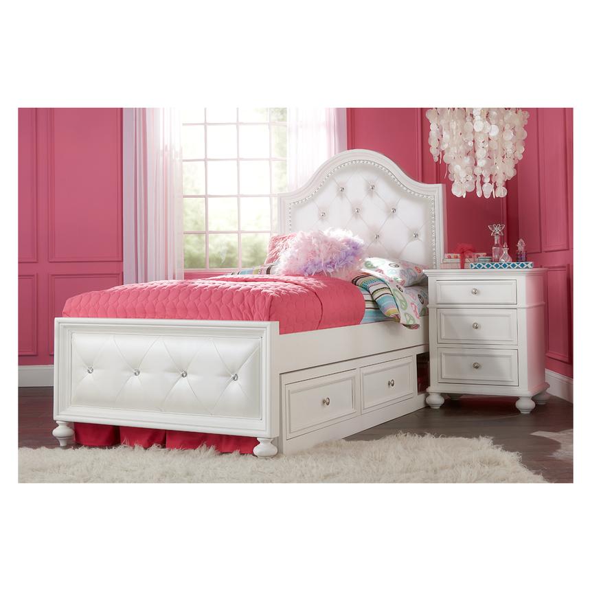 Kailee White Full Bed El Dorado Furniture