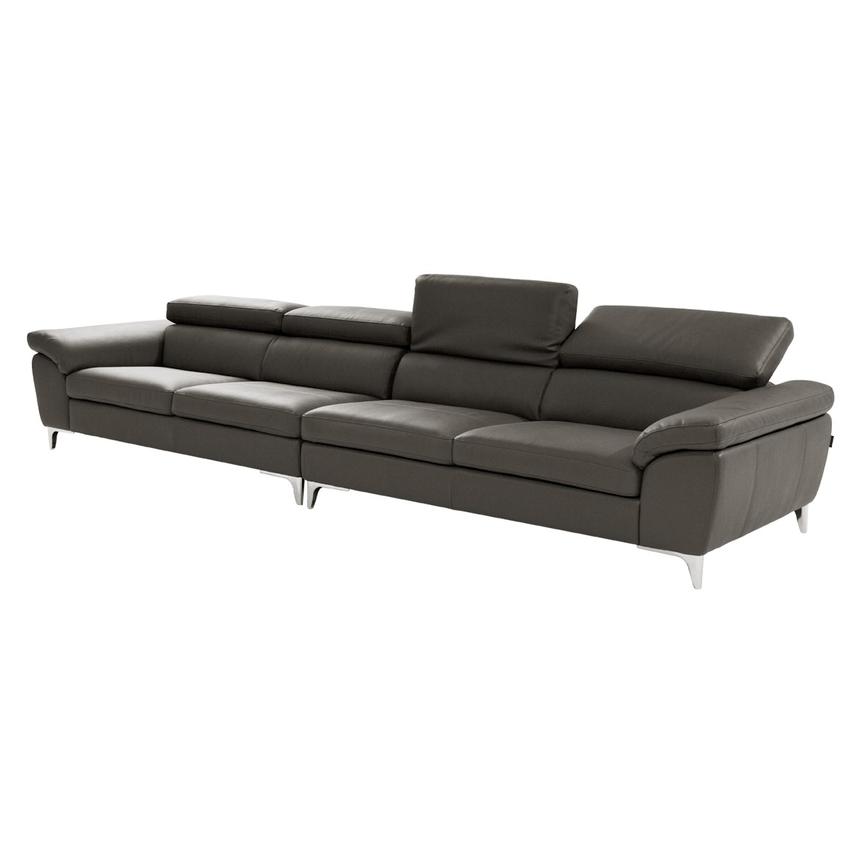 Costa Gray Oversized Sofa El Dorado Furniture
