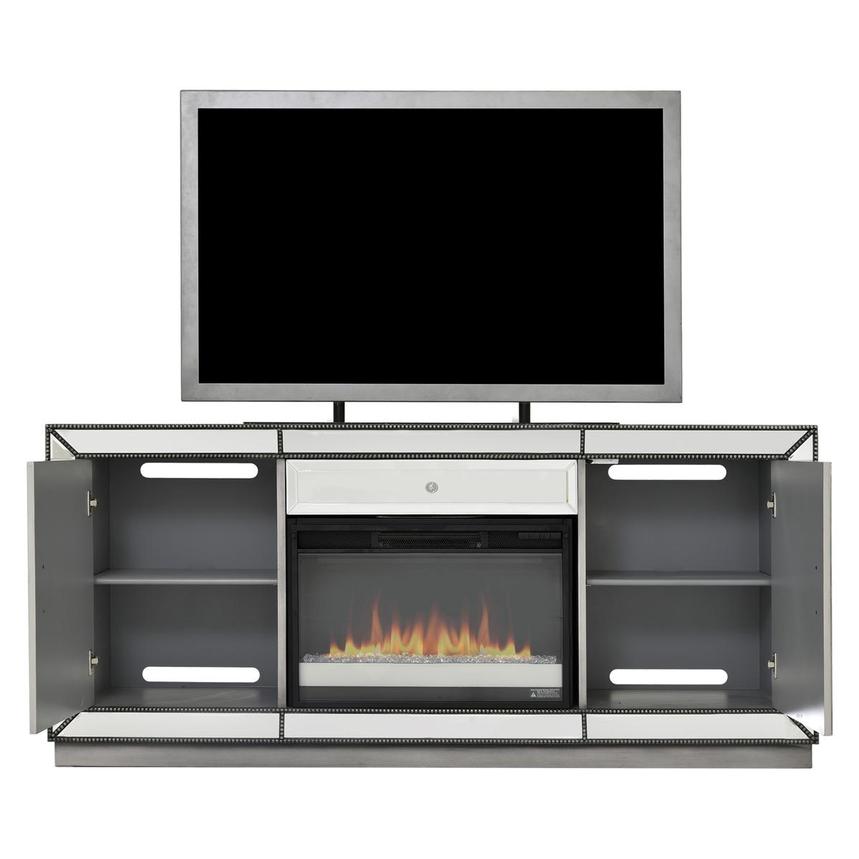 Galena Faux Fireplace w/Remote Control El Dorado Furniture