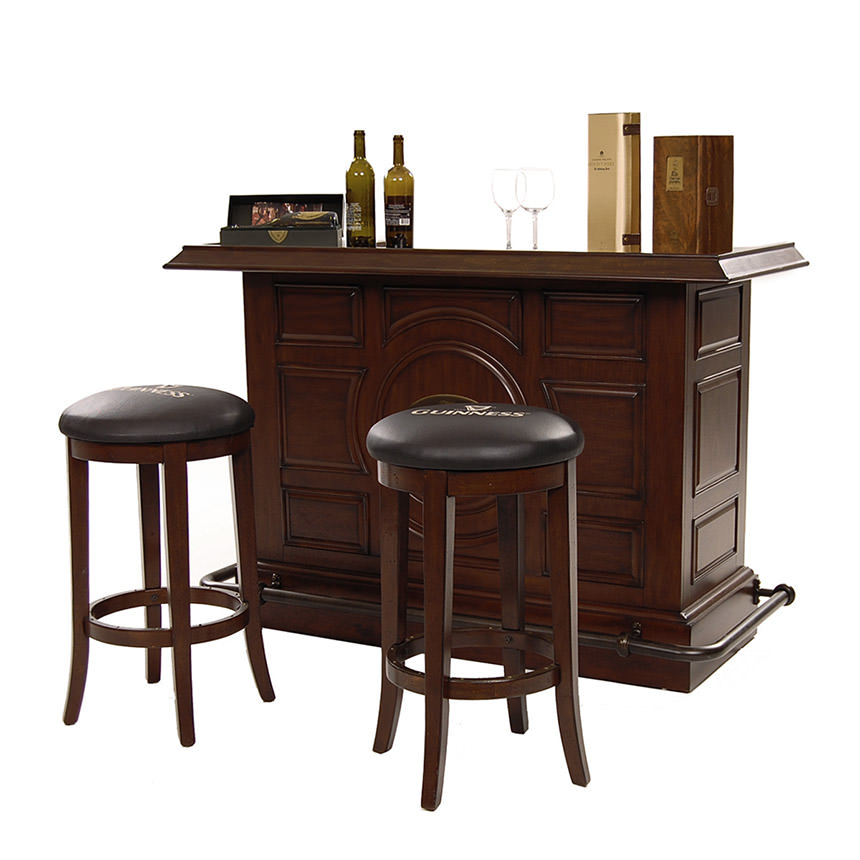 Guinness Bar w/2 Stools | El Dorado Furniture