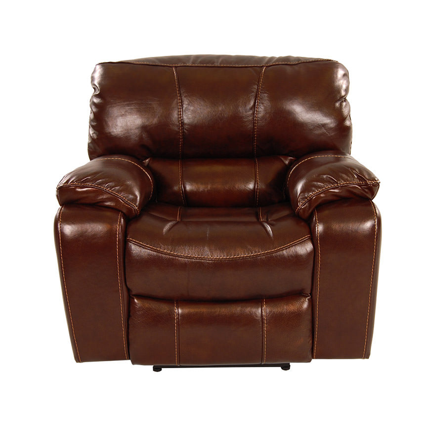Hudson Power Motion Leather Recliner El Dorado Furniture