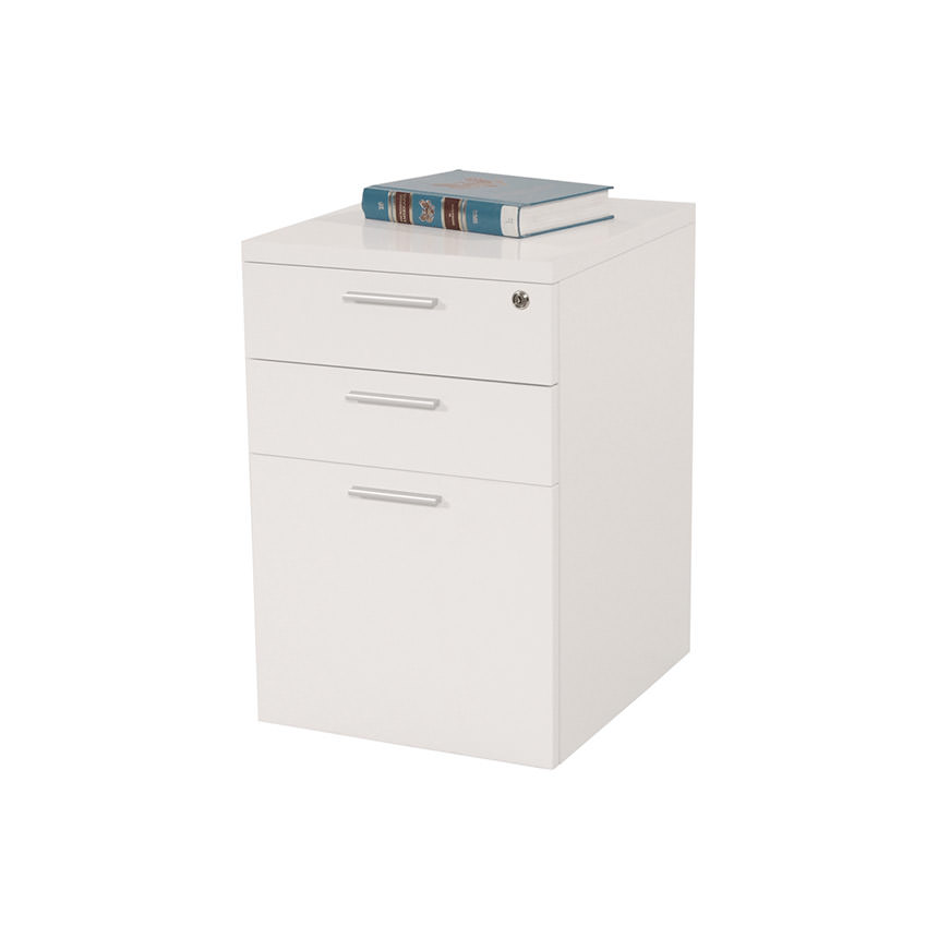 Bellmar White Lateral File Cabinet El Dorado Furniture