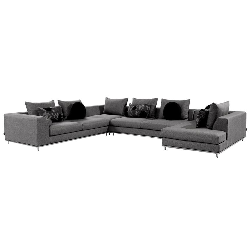 Henna Sectional Sofa w/Right Chaise  main image, 1 of 10 images.