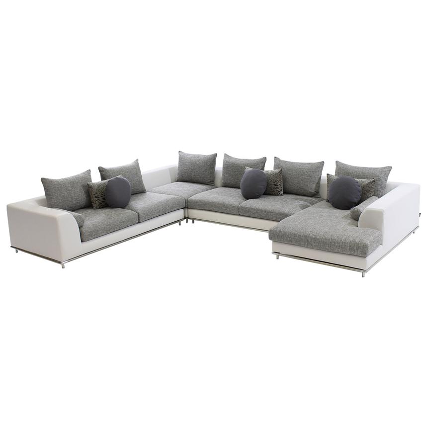 Hanna Sectional Sofa w/Right Chaise El Dorado Furniture