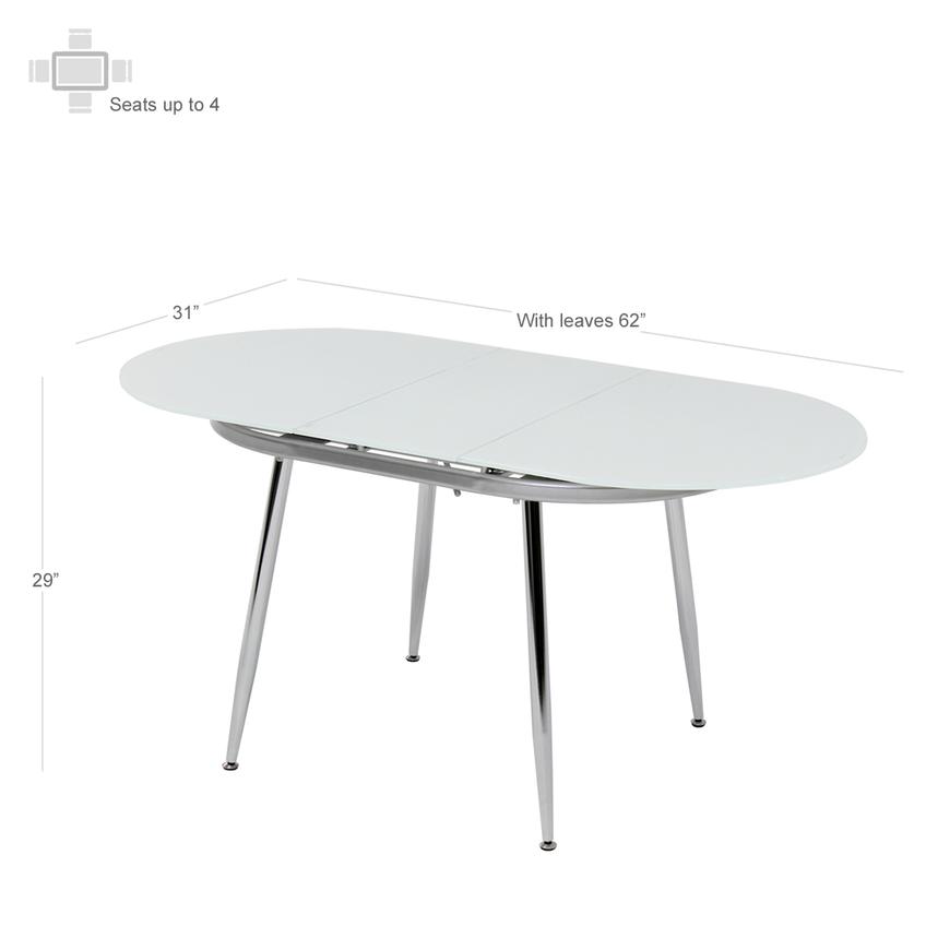 Clotus Extendable Dining Table  alternate image, 2 of 4 images.