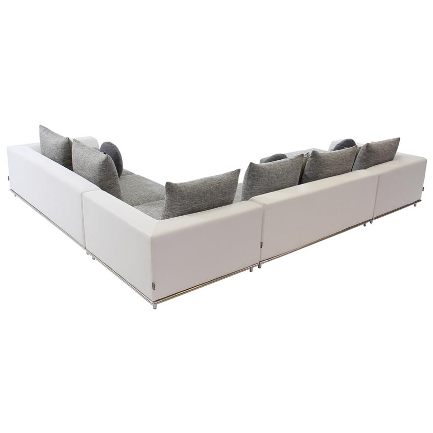 Hanna Sectional Sofa w/Left Chaise  alternate image, 4 of 7 images.