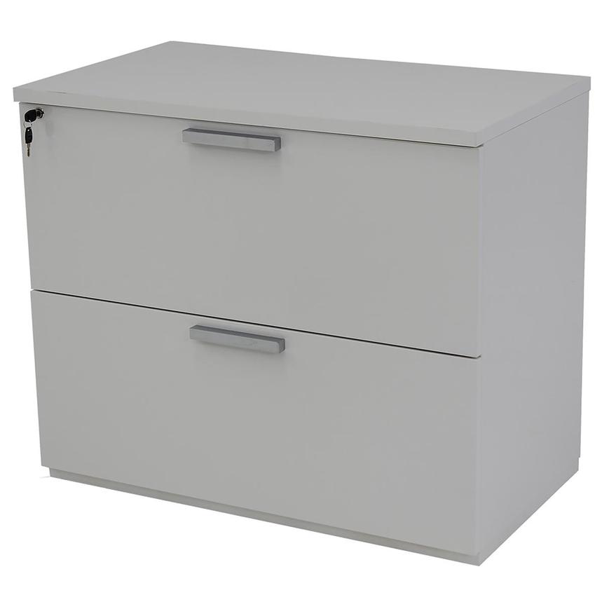 Sedona White Lateral File Cabinet  main image, 1 of 6 images.