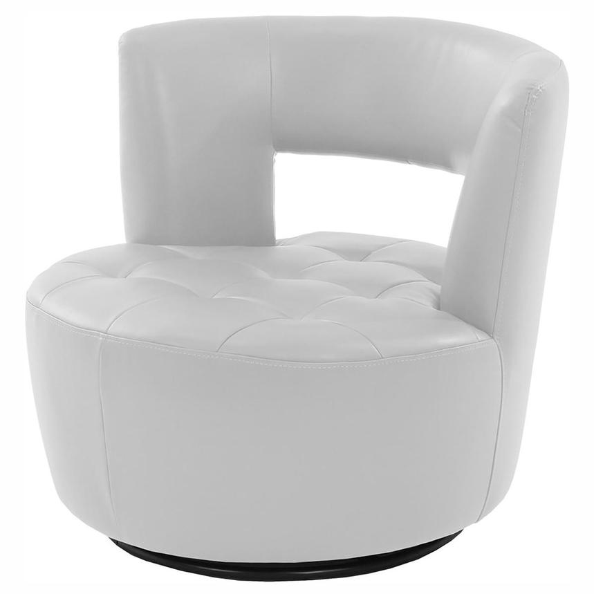Noale White Accent Chair  main image, 1 of 4 images.
