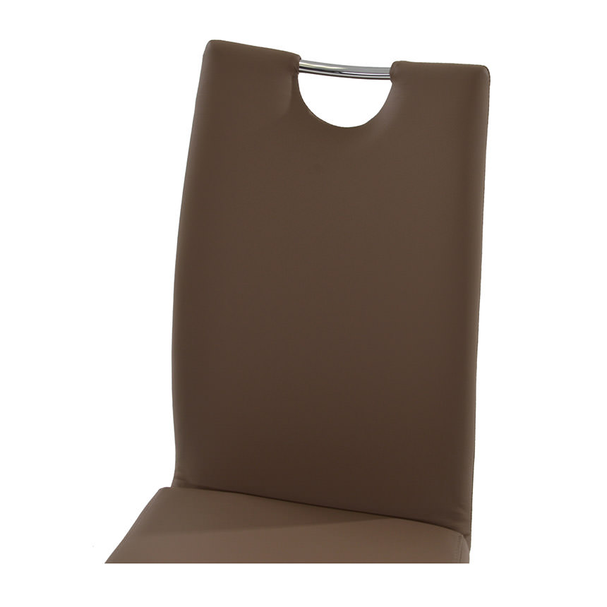Josseline Taupe Side Chair  alternate image, 3 of 4 images.