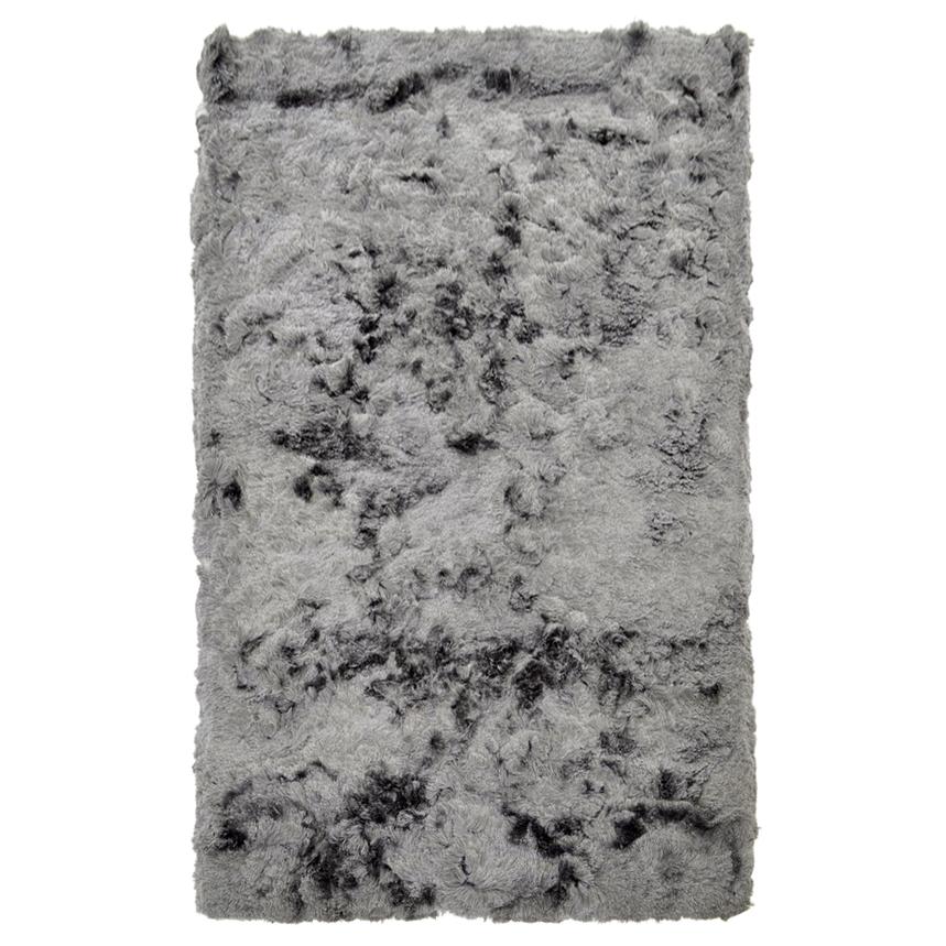 Silky Deluxe Gray 5' x 8' Area Rug El Dorado Furniture