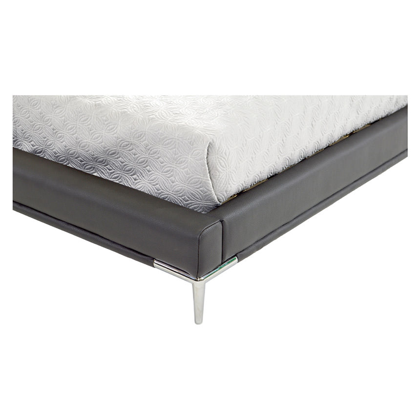 Ella Gray Queen Platform Bed  alternate image, 8 of 8 images.