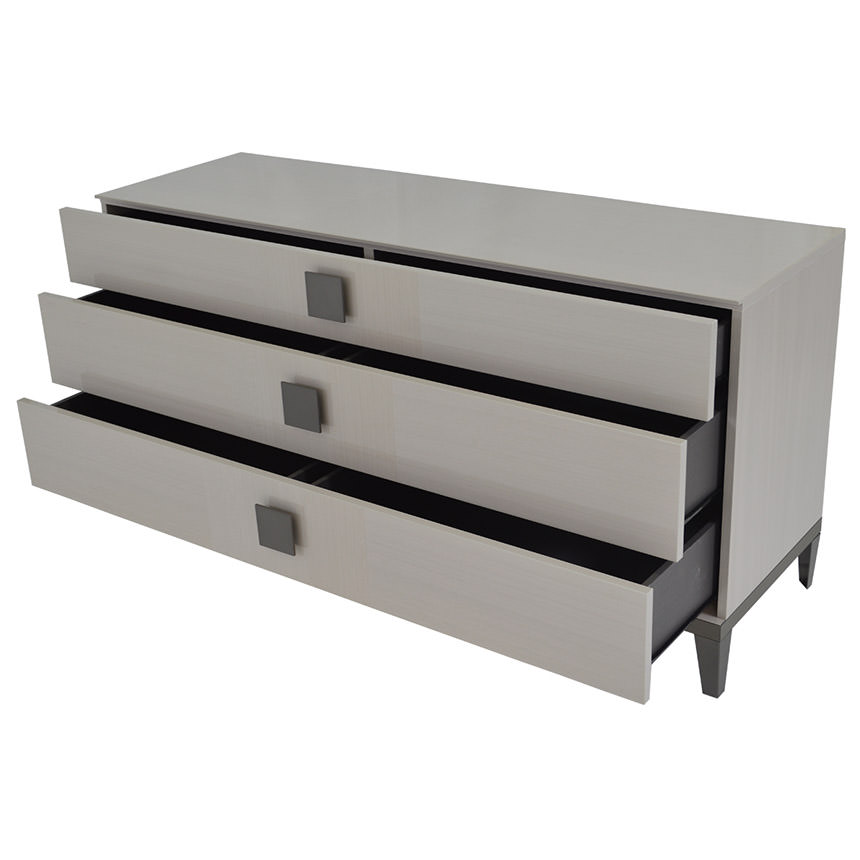 Mont Blanc Gray Dresser Made in Italy | El Dorado Furniture