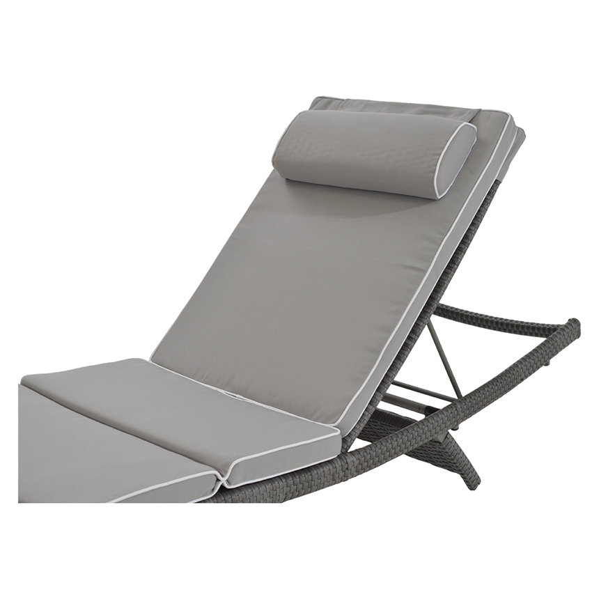 Gray chaise lounge cushions cheap