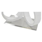 Stop 36 White Rectangular Dining Table  alternate image, 8 of 8 images.