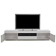 Grand Night White Gloss TV Stand  alternate image, 2 of 5 images.