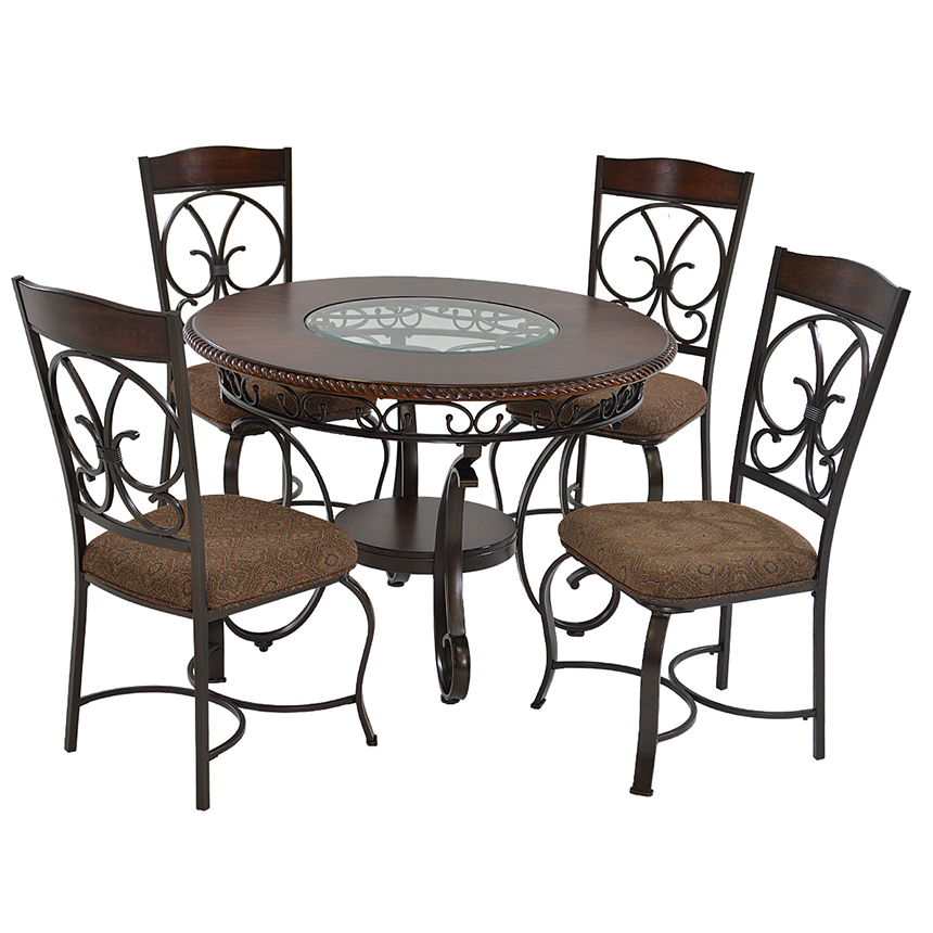Glambrey 5 Piece Casual Dining Set El Dorado Furniture Glambrey 5 Piece Casual Dining Set Main Image 1 Of 9 Images