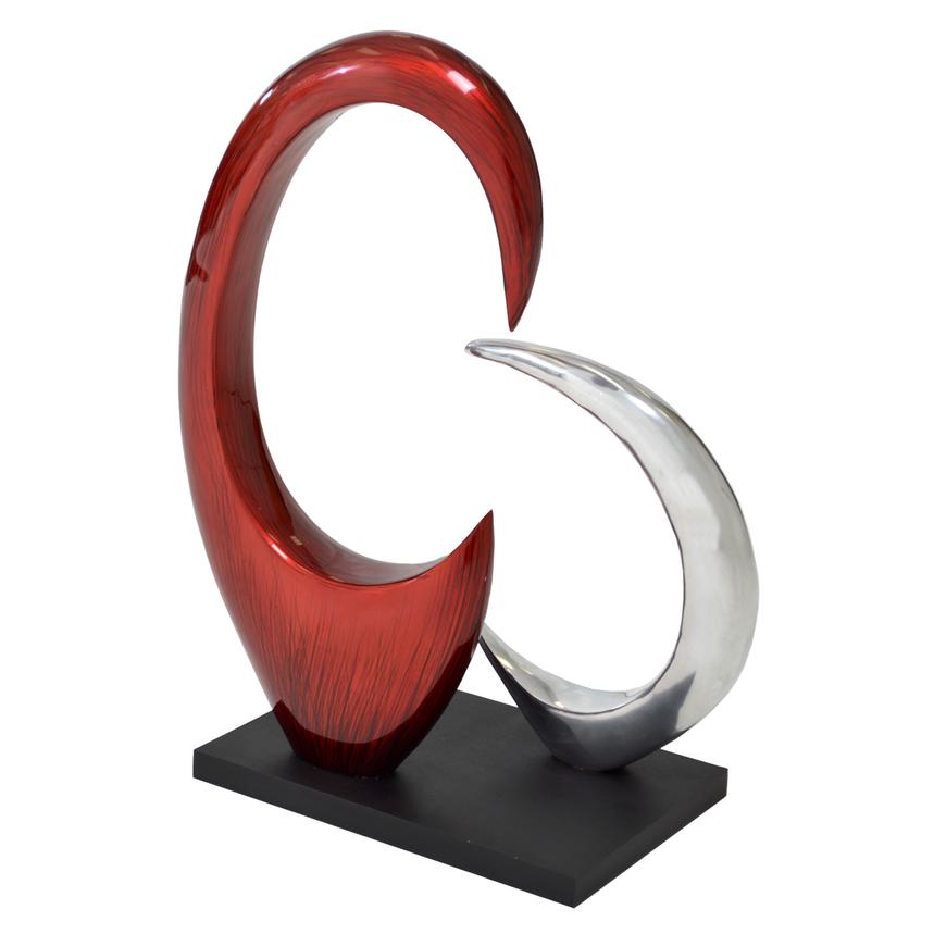 Elliston Red Sculpture El Dorado Furniture