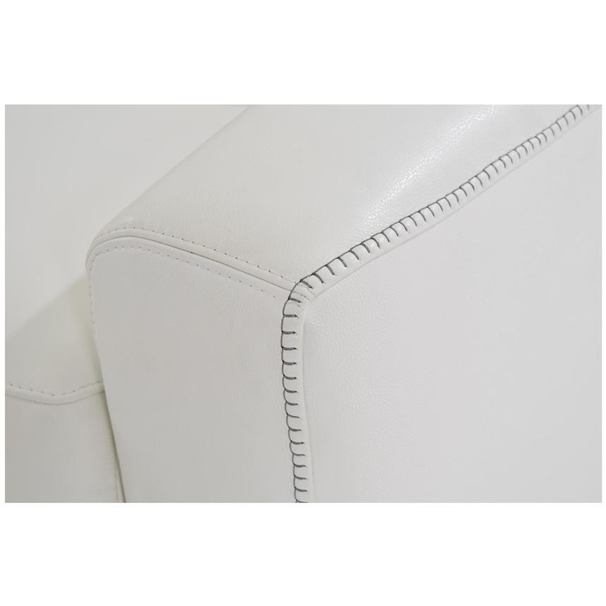 Bay Harbor White Leather Sleeper alternate image, 7 of 10 images.