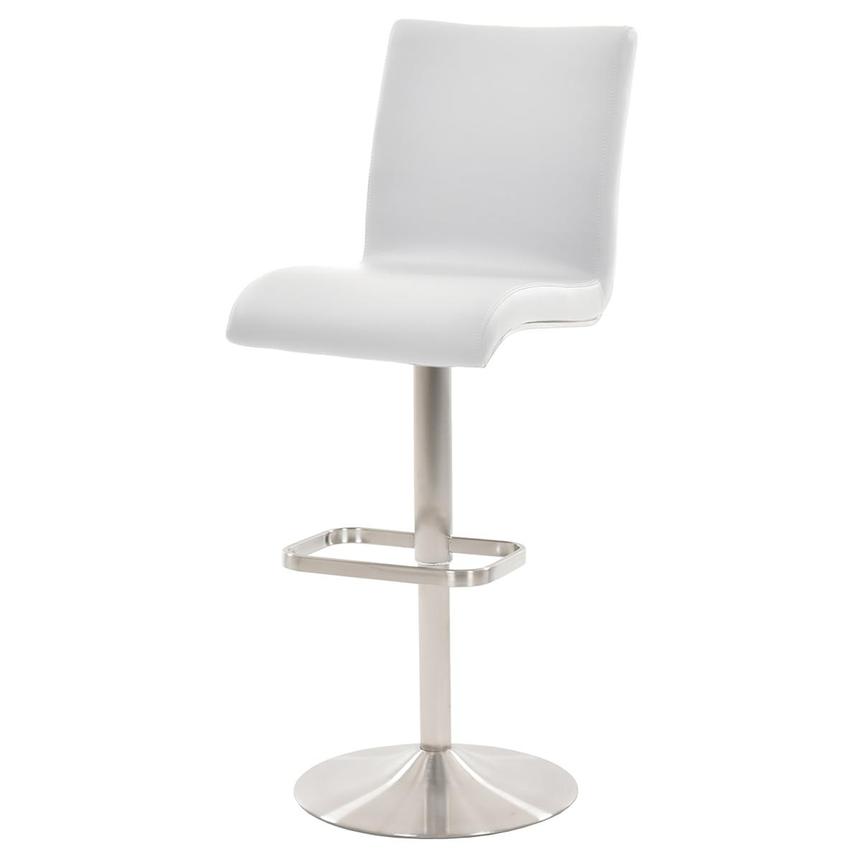 Fogo White Adjustable Stool  main image, 1 of 9 images.