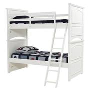 Kailee White Twin Over Twin Bunk Bed  main image, 1 of 7 images.