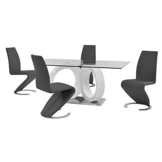 Stop 36/38 Red 5-Piece Dining Set | El Dorado Furniture