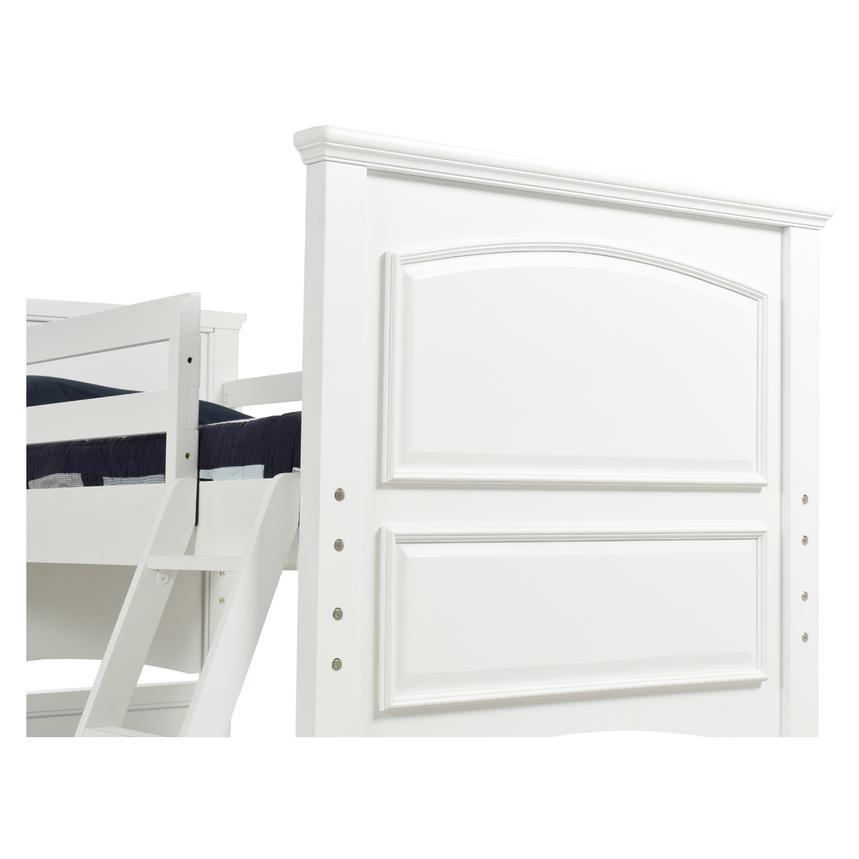 Kailee White Twin Over Full Bunk Bed El Dorado Furniture