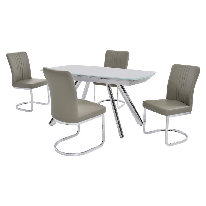 Alina Gray 5-Piece Dining Set  main image, 1 of 13 images.