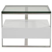 Calypso White Side Table  alternate image, 4 of 6 images.