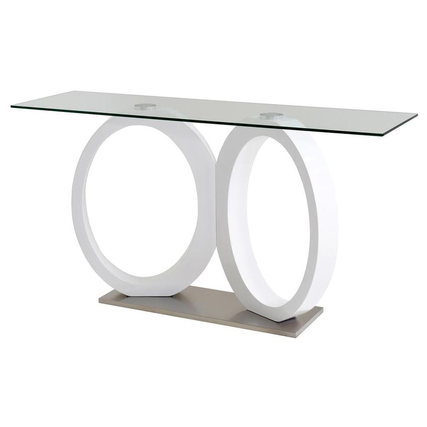 Stop 36 White Console Table  main image, 1 of 4 images.