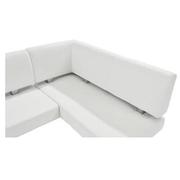 Linden White 3-Piece Right Corner Nook Set  alternate image, 9 of 14 images.