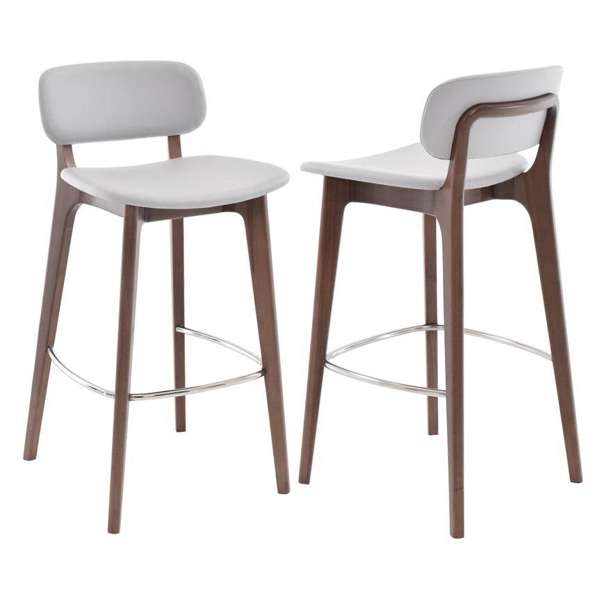 Kort White Bar Stool El Dorado Furniture