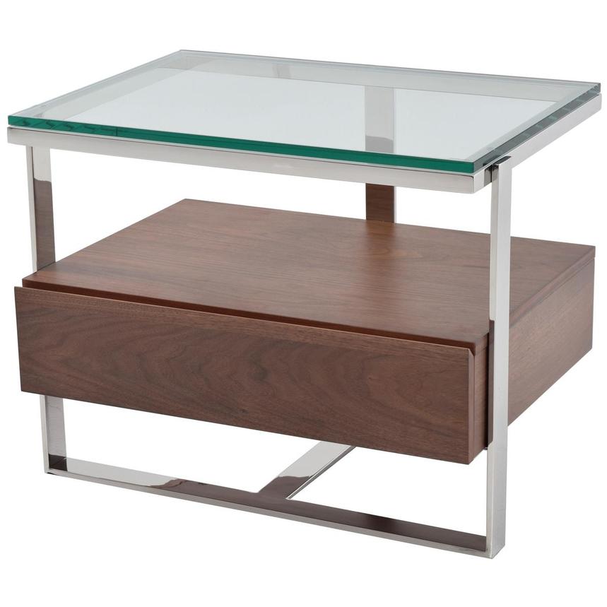 Calypso Walnut Side Table El Dorado Furniture Calypso Walnut Side Table El Dorado