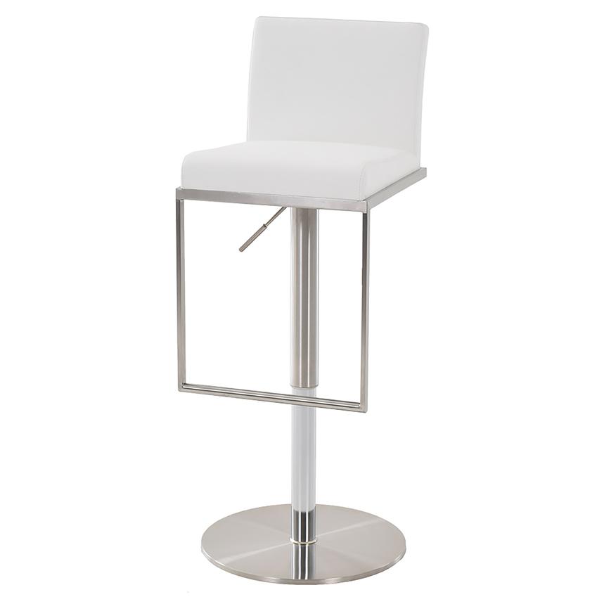 White adjustable stool sale