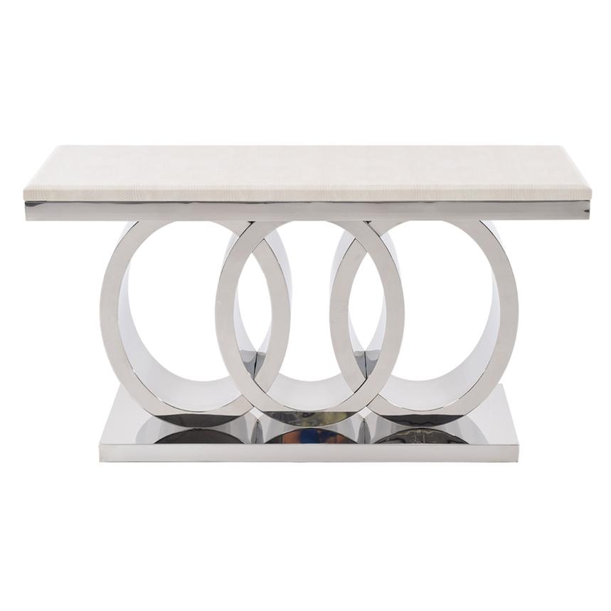 Lillian Silver Console Table  alternate image, 4 of 7 images.