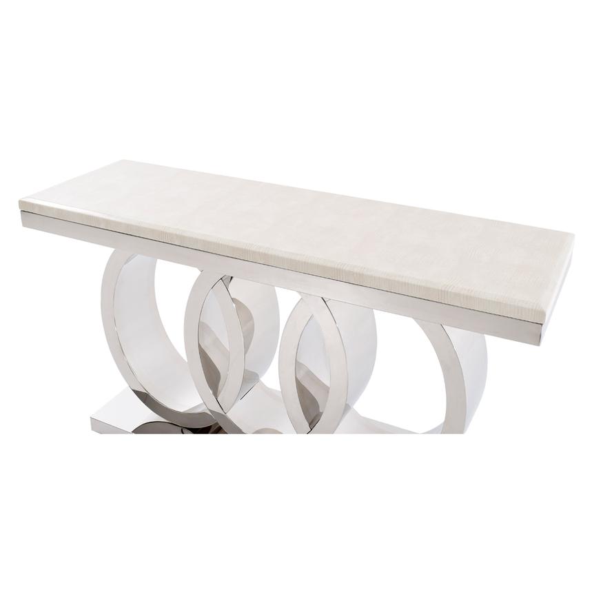 Lillian Silver Console Table  alternate image, 4 of 6 images.