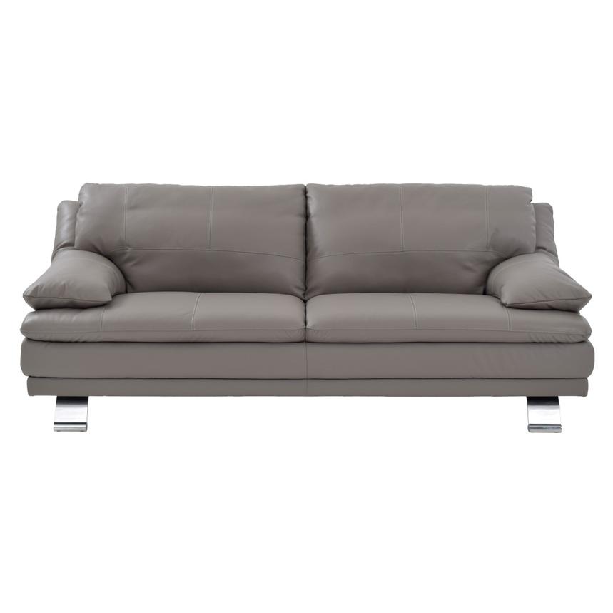 Rio Light Gray Leather Sofa El Dorado, Light Gray Leather Couch Set