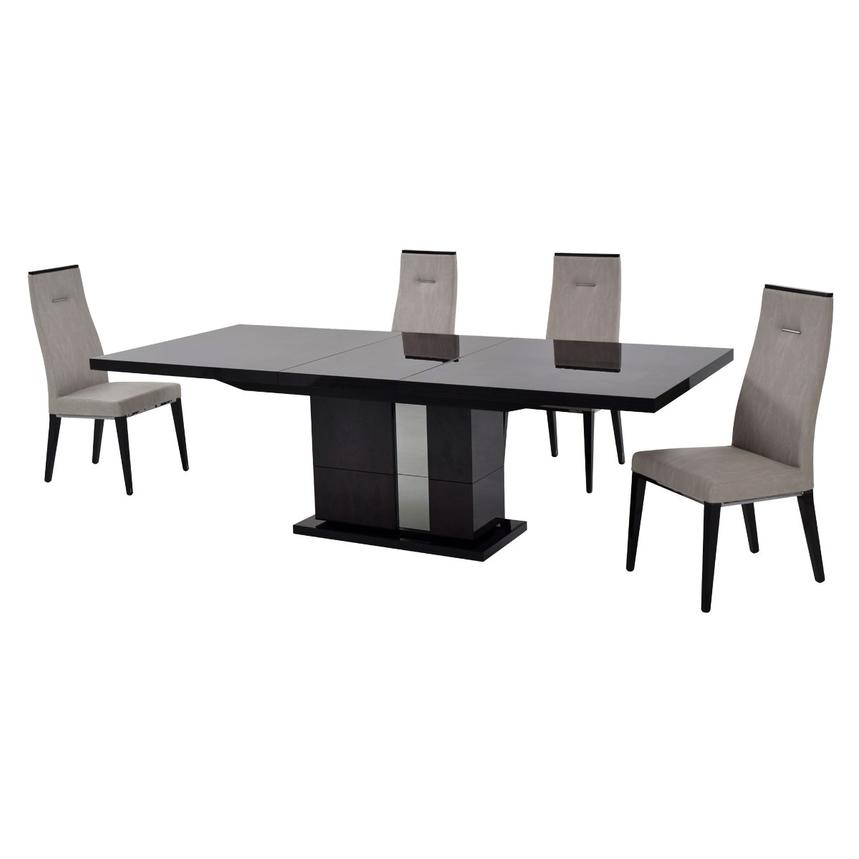 Heritage 77" 5-Piece Dining Set  alternate image, 3 of 14 images.