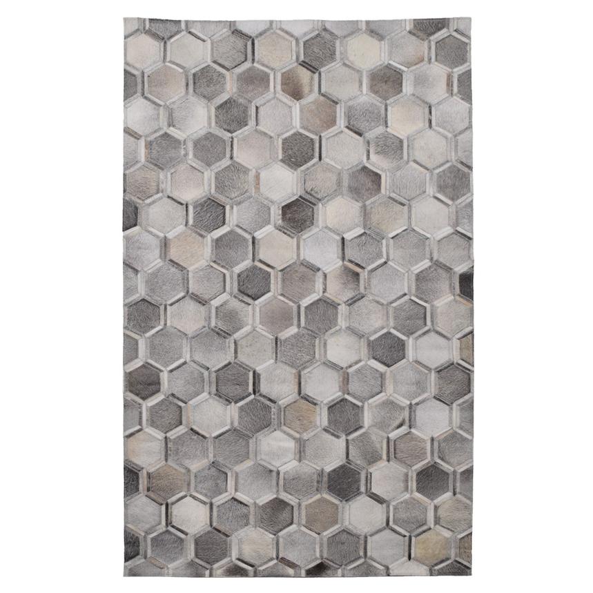 Cannes II Cowhide Patchwork 5' x 8' Area Rug  main image, 1 of 3 images.