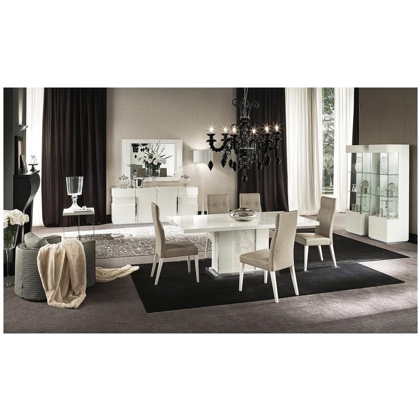 Ava 77" Extendable Dining Table  alternate image, 2 of 7 images.